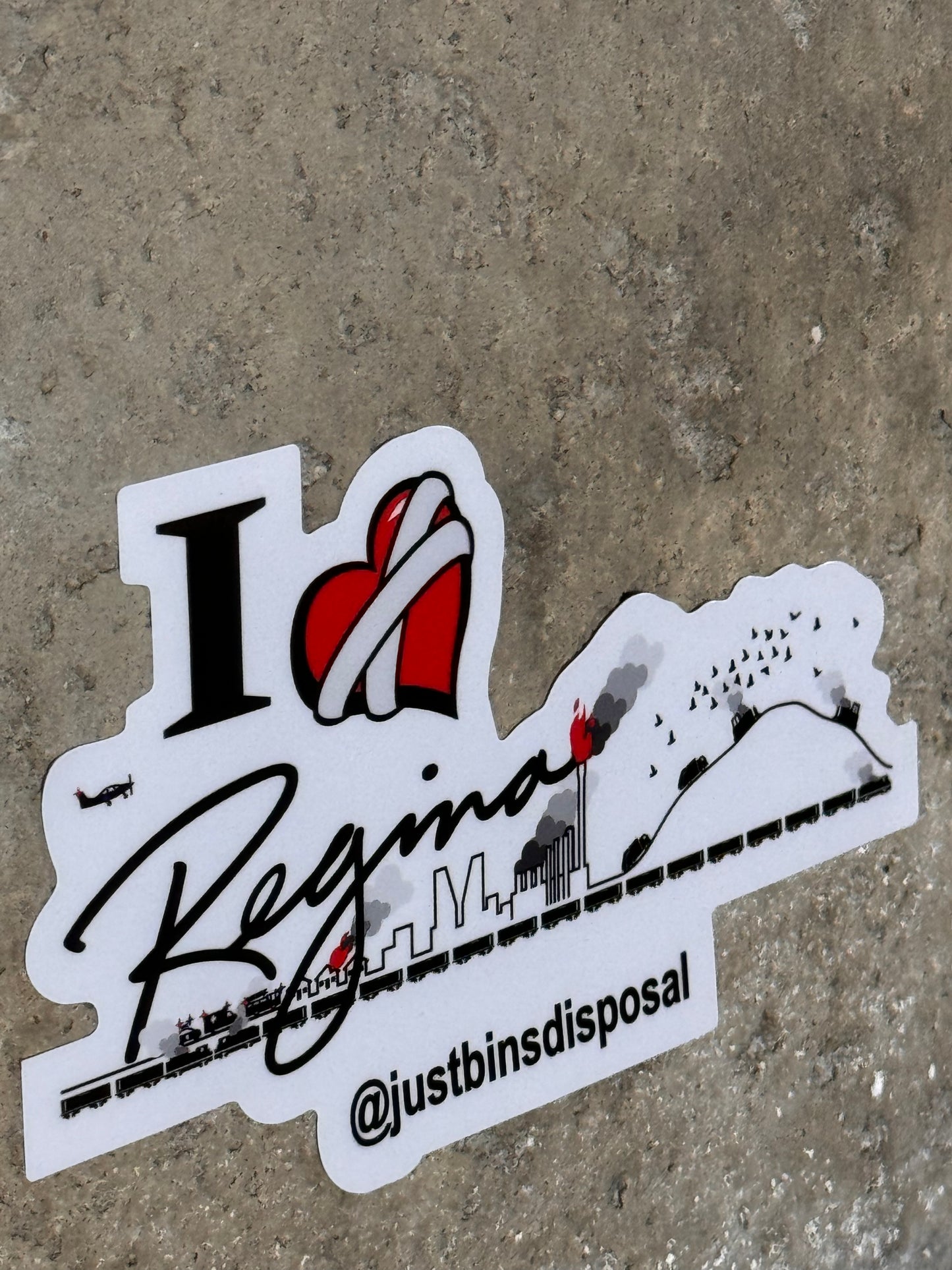 I Love Regina Decal